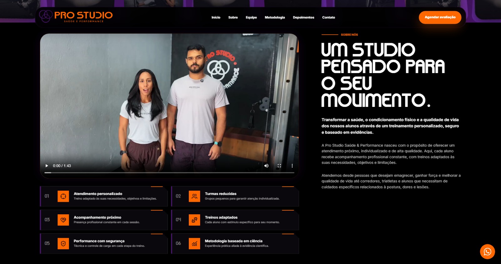 Pro Studio — Estúdio de Musculação
